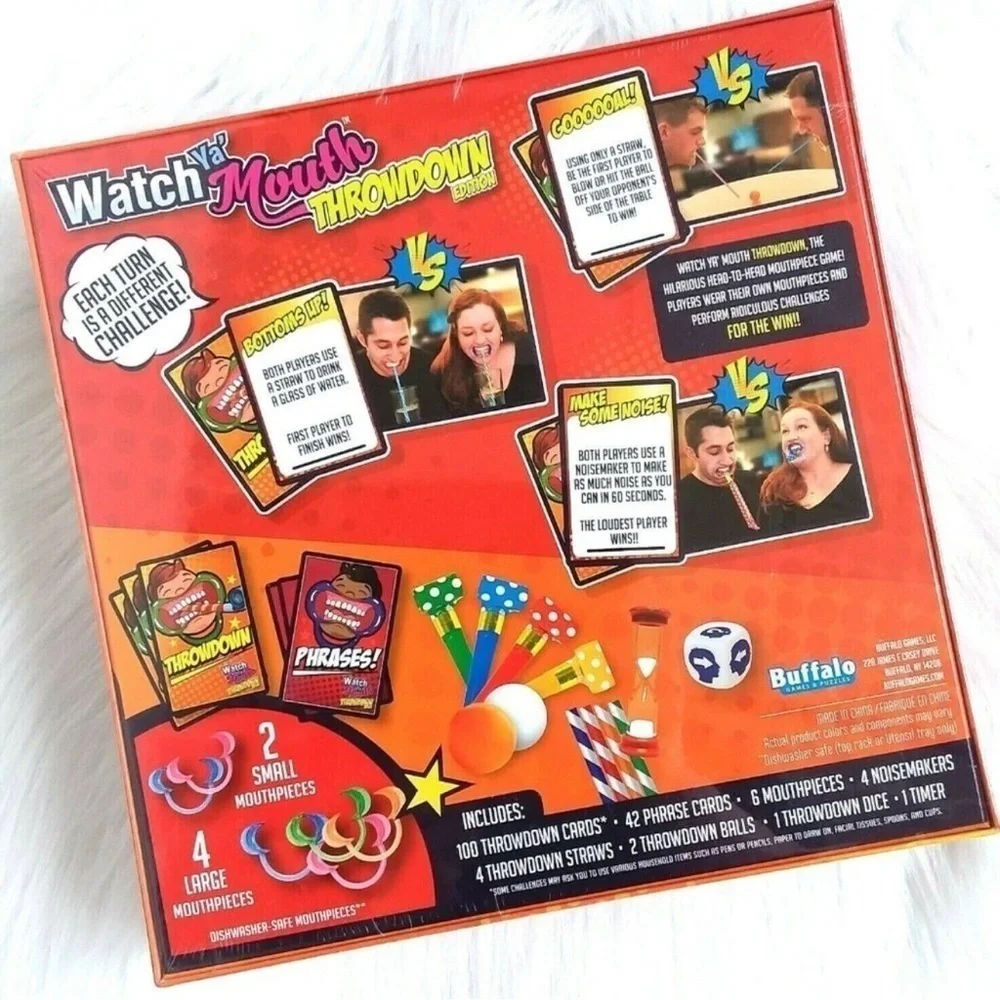 Brand New Sealed Watch Ya' Mouth Throwdown Edition Game